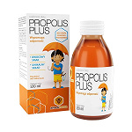 Propolis Plus płyn ze składnikami wzmacniającymi odporność dla dzieci od 3. roku życia, 120 ml