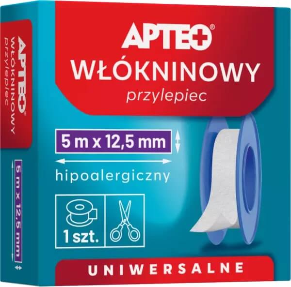  Przylepiec Włókninowy APTEO  5 m x 12,5 mm, 1 szt.