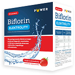 Biflorin Elektrolity proszek zapobiegający odwodnieniu podczas biegunki o smaku truskawkowym, 10 szt.