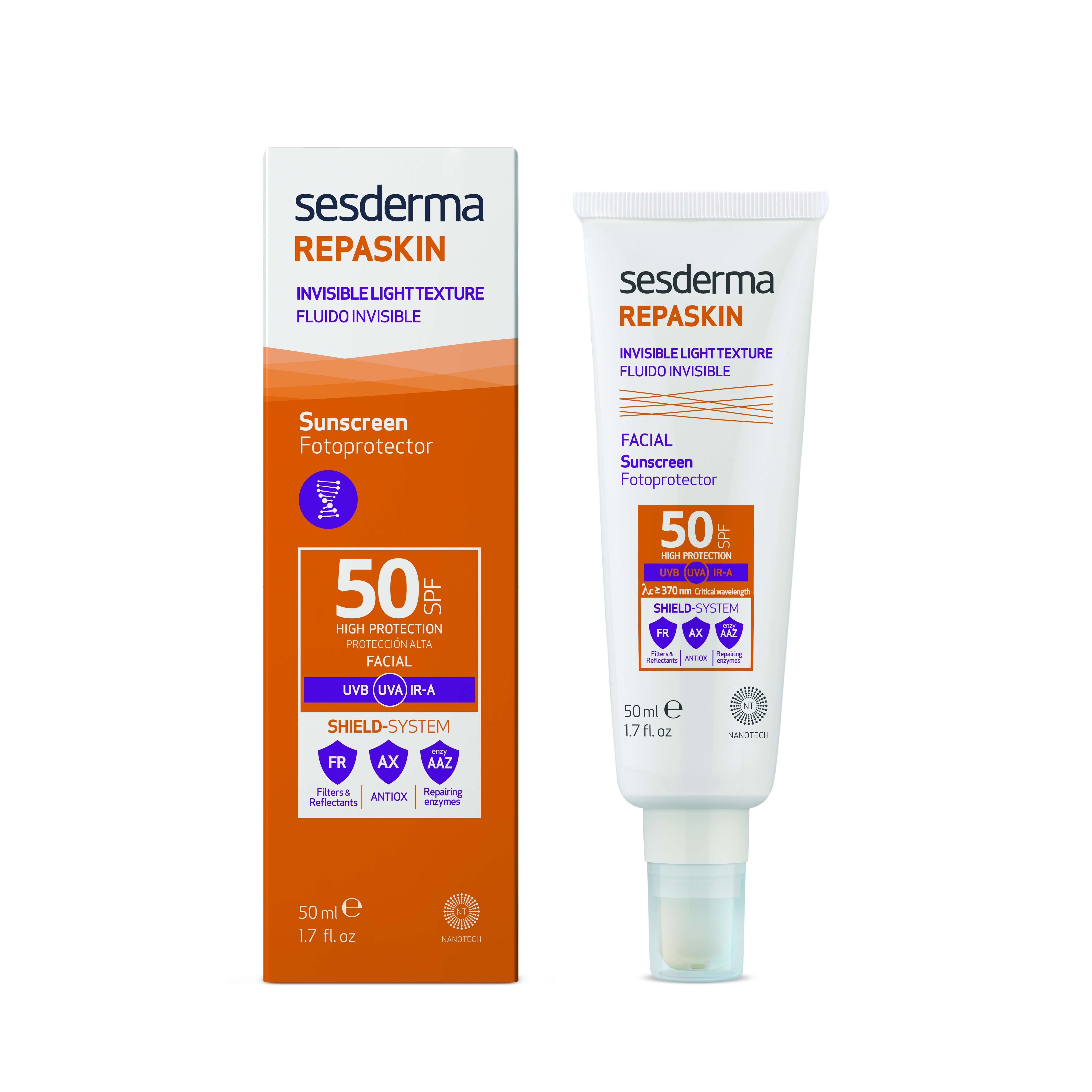 SESDERMA S.L. SESDERMA Repaskin Invisible Fotoprotektor , Creme, 50 ml — Inhaltsstoffe i ocena