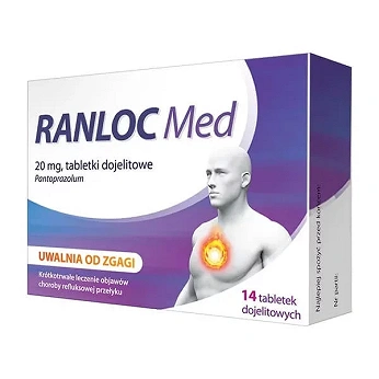 Ranloc Med , tabletki na zgagę, 14 szt.