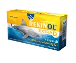 Rekinol Extra D3 kapsułki z olejem z wątroby rekina, 60 szt.