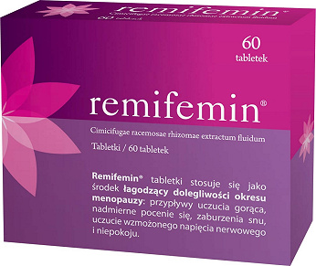 Remifemin, tabletki łagodzące objawy menopauzy, 60 szt.