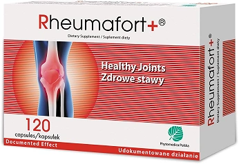 Rheumafort+, kapsułki ze składnikami wspierającymi zdrowe stawy, 120 szt.
