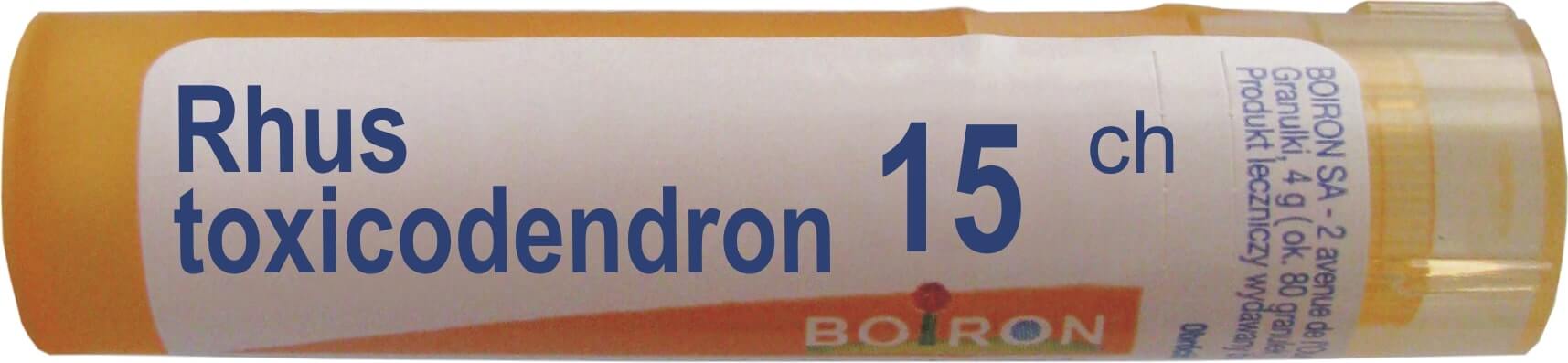 Boiron Rhus Toxicodendron 15 CH granulki, 4 g