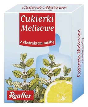 Cukierki Melisowe, z ekstraktem z melisy, 50 g