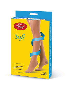 Pani Teresa Soft , podkolanówki uciskowe, kolor czarny, rozmiar 3, para