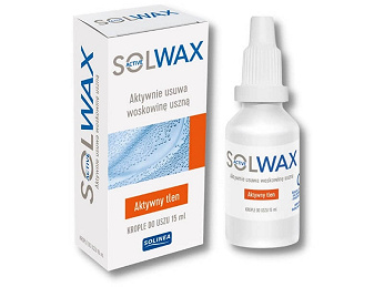 Solwax Active, krople aktywnie usuwające woskowinę uszną, 15 ml