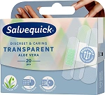 Salvequick Transparent Aloe Vera  plastry transparentne z wyciągiem z aloesu, 20 szt.