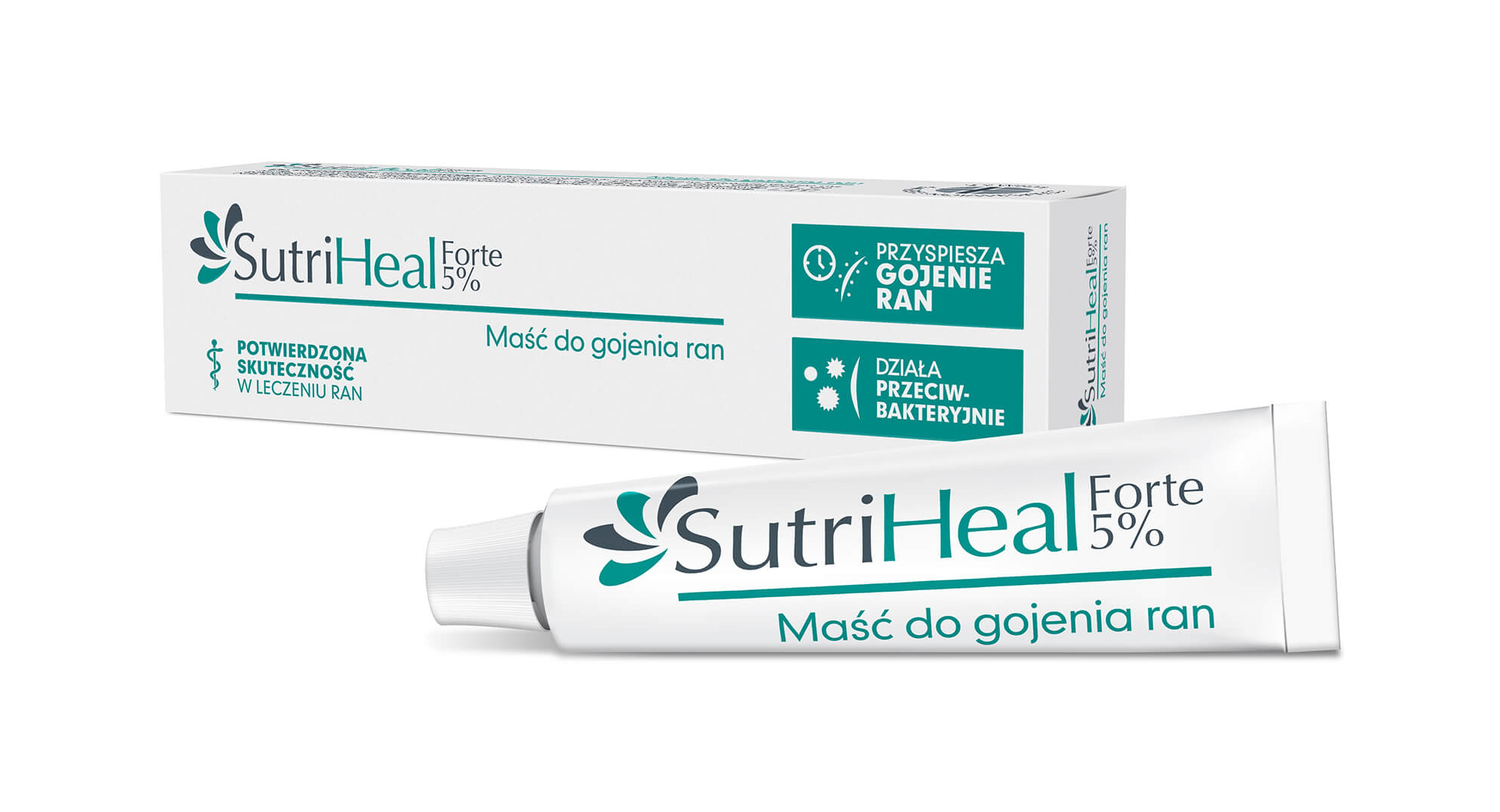 SutriHeal Forte 5%, maść do gojenia ran, 15 g