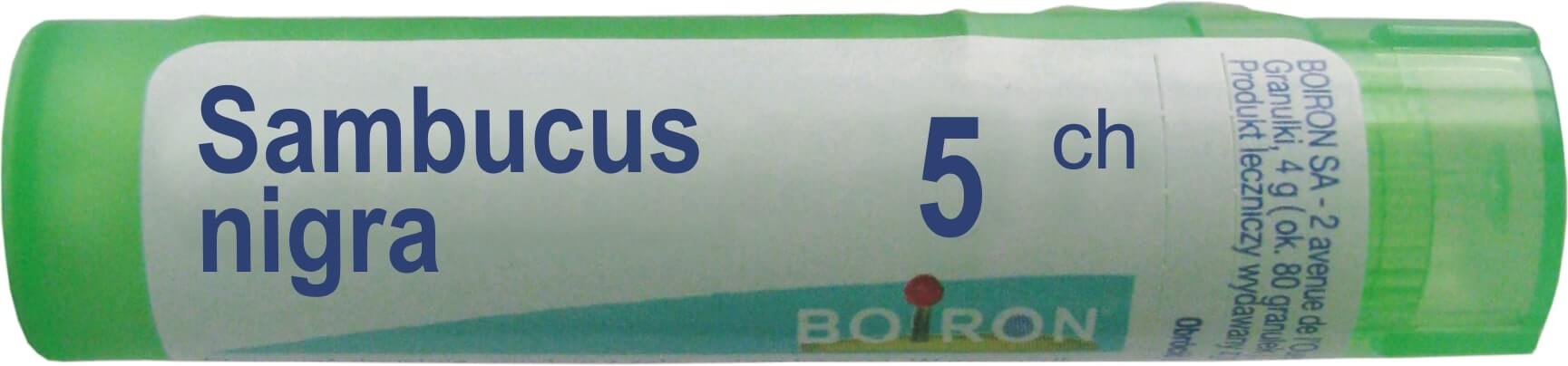 Boiron Sambucus Nigra 5 CH  granulki, 4 g