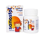 Sanostol  tabletki musujące do ssania dla dzieci i młodzieży z witaminami i wapniem, 30 szt.