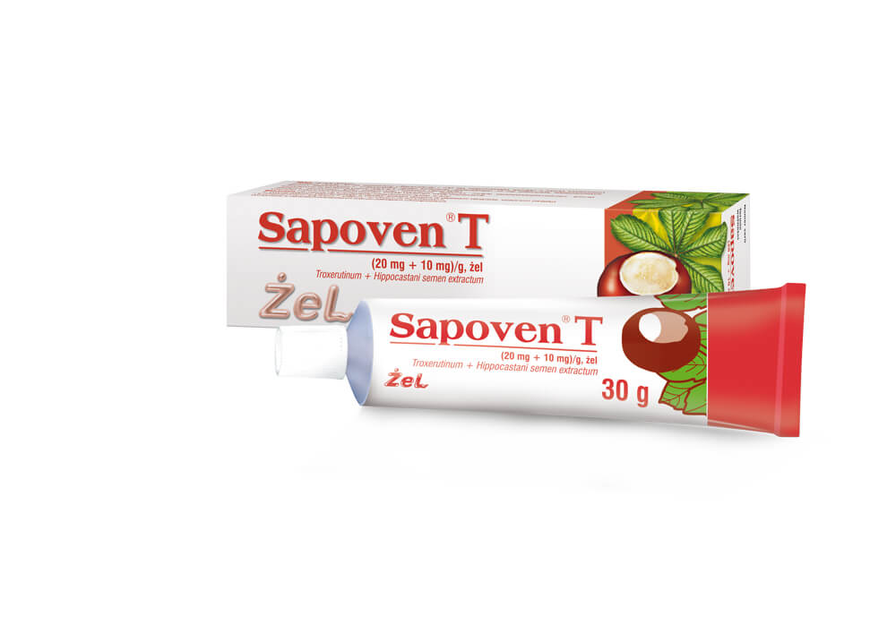Sapoven T  żel na dolegliwości związane z żylakami, 30 g