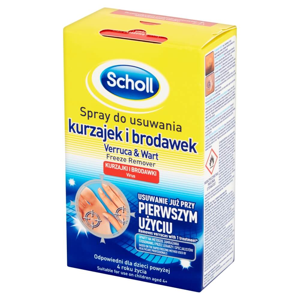 Scholl Spray , do usuwania kurzajek i brodawek, 80 ml
