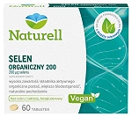 Naturell Selen Organiczny 200 tabletki do ssania ze składnikami wspierającymi odporność i zdrową tarczycę, 60 szt.