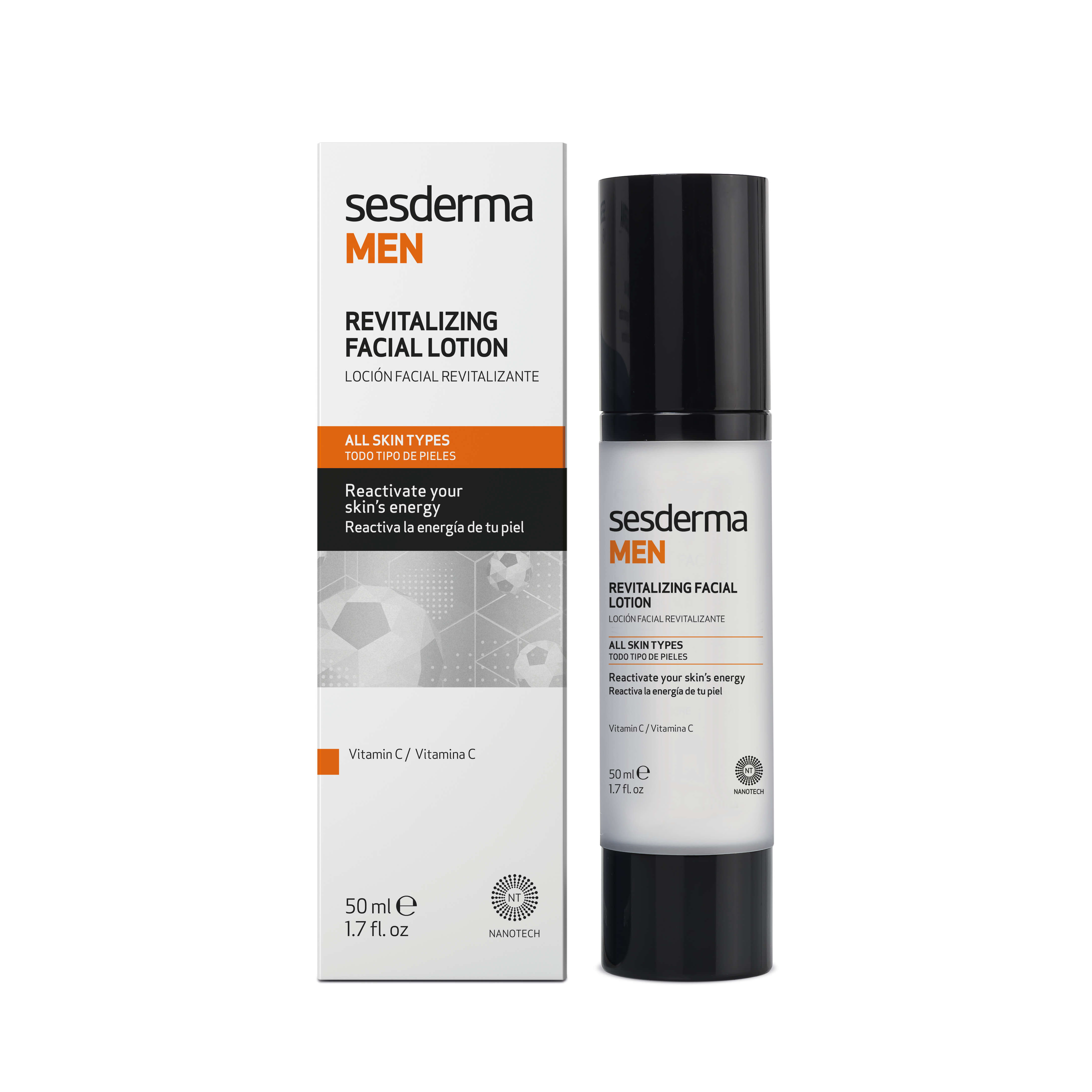 SESDERMA S.L. SESDERMA MEN , krem rewitalizujący do skóry twarzy dla mężczyzn, 50 ml