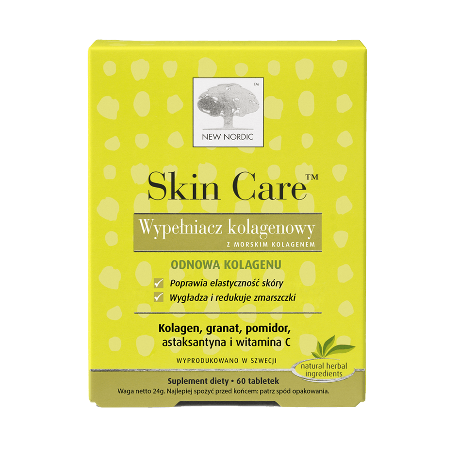 Skin Care Wypełniacz Kolagenowy  tabletki poprawiające wygląd skóry, 60 szt. 