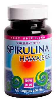 Spirulina HAWAJSKA , kapsułki ze składnikami wzmacniającymi układ immunologiczny, 100 szt.