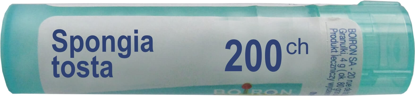 Boiron Spongia Tosta 200 CH , granulki, 4 g