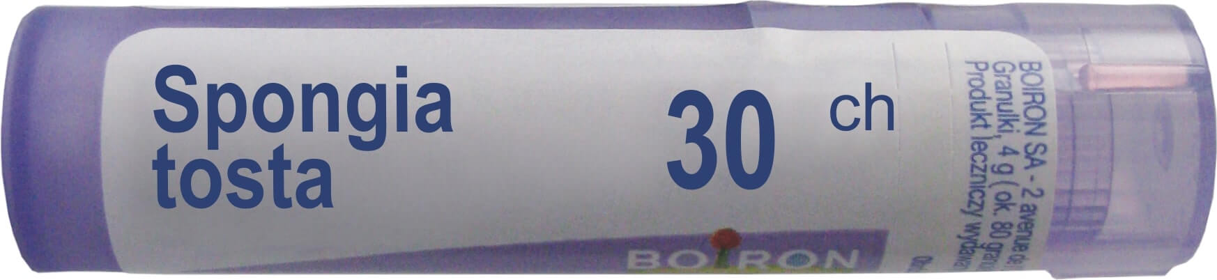 Boiron Spongia Tosta 30 CH, granulki, 4 g