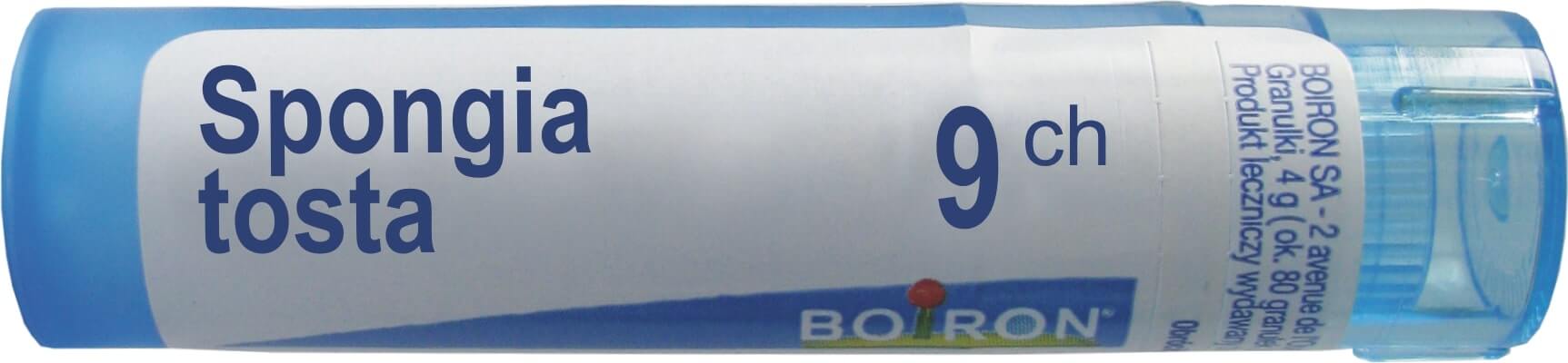 Boiron Spongia Tosta 9 CH  granulki, 4 g