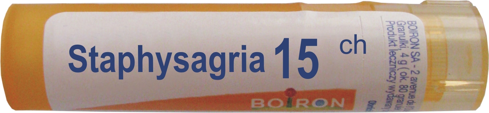 Boiron Staphysagria 15 CH , granulki, 4 g