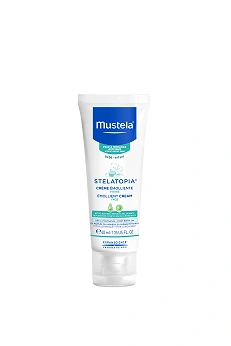 Mustela Stelatopia, krem do twarzy emolient od 1. dnia życia do stosowania przy atopowym zapaleniu skóry, 40 ml