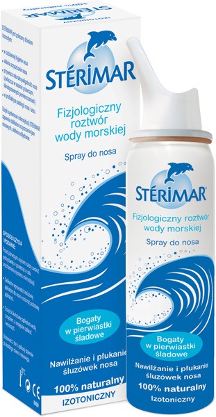 Sterimar, roztwór wody morskiej na nawilżenie śluzówek nosa, 100 ml
