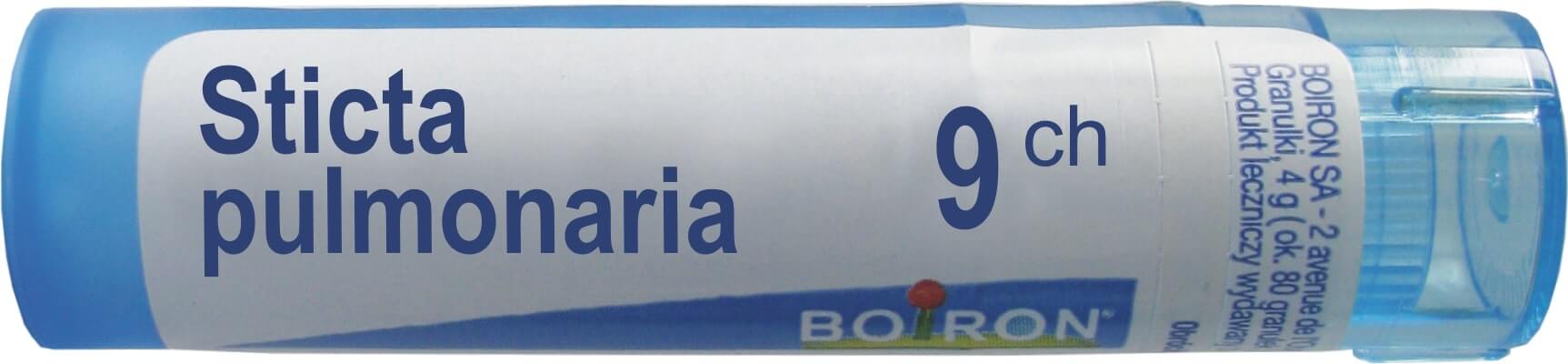 Boiron Sticta Pulmonaria 9 CH  granulki, 4 g