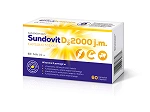 Sundovit D3 2000 j.m.  tabletki ze składnikami uzupełniającymi dietę w witaminę D3, 60 szt.
