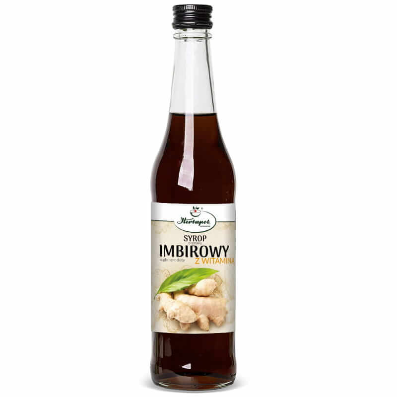 Syrop Imbirowy  z witaminą C, 420 ml