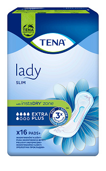 Tena Lady Slim Extra Plus, wkładki anatomiczne, 16 szt.