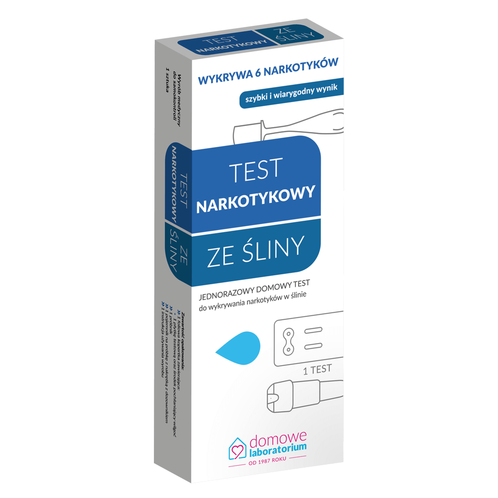 Test narkotykowy ze śliny, 1 szt.