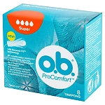 Tampony O.B. ProComfort Super tampony do łatwej aplikacji, 8 szt.