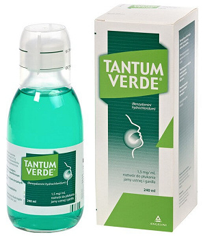 Tantum Verde , roztwór do płukania jamy ustnej, 240 ml