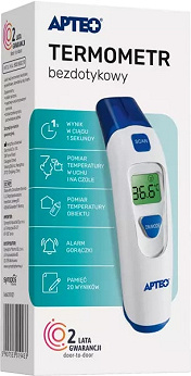 Termometr bezdotykowy APTEO CARE, TE-003, 1 szt.
