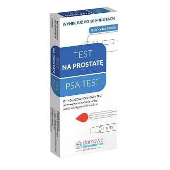 Test na prostatę PSA , do wykrywania podwyższonego poziomu antygenu PSA we krwi, 1 szt.