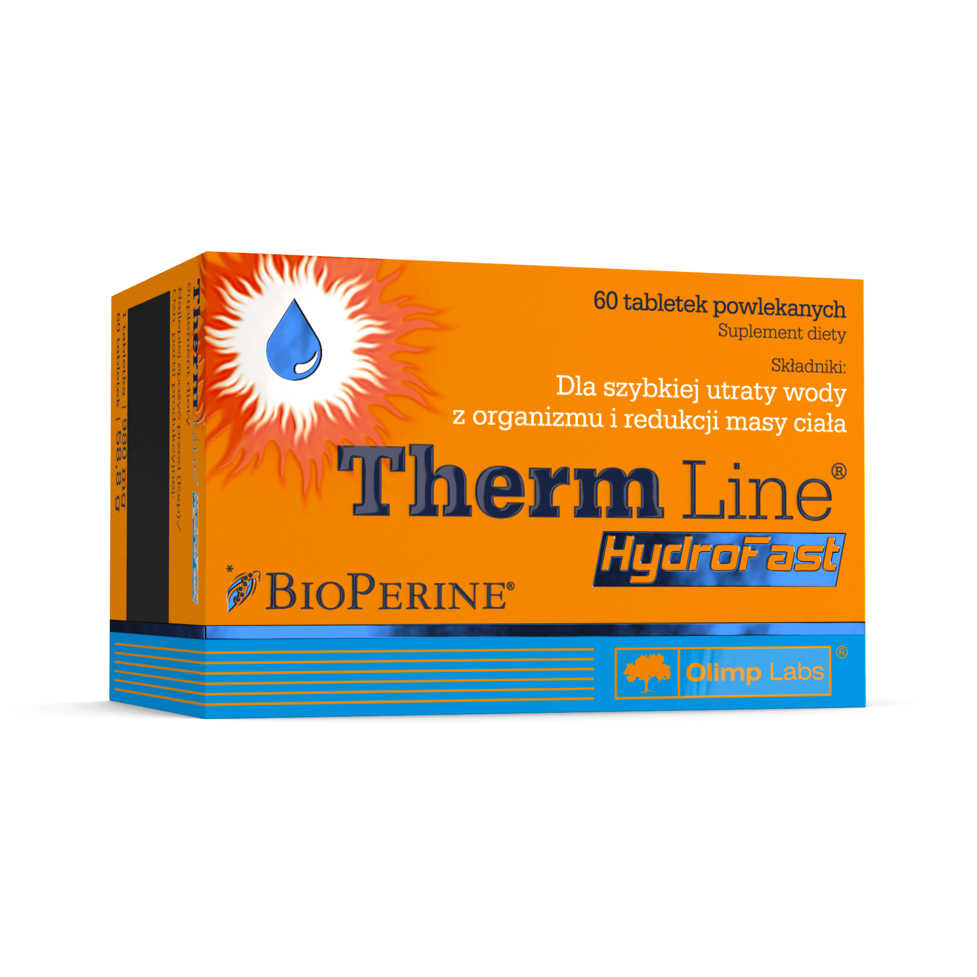 Olimp Therm Line HydroFast tabletki ze składnikami wspomagającymi odchudzanie, 60 szt.