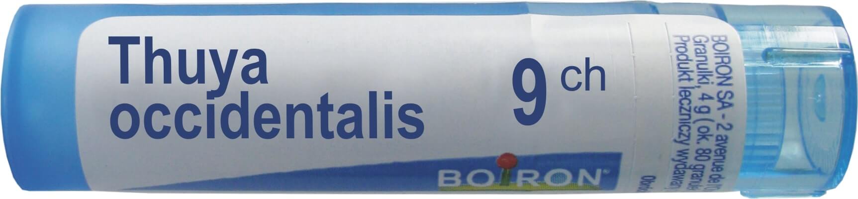 Boiron Thuya Occidentalis 9 CH  granulki, 4 g