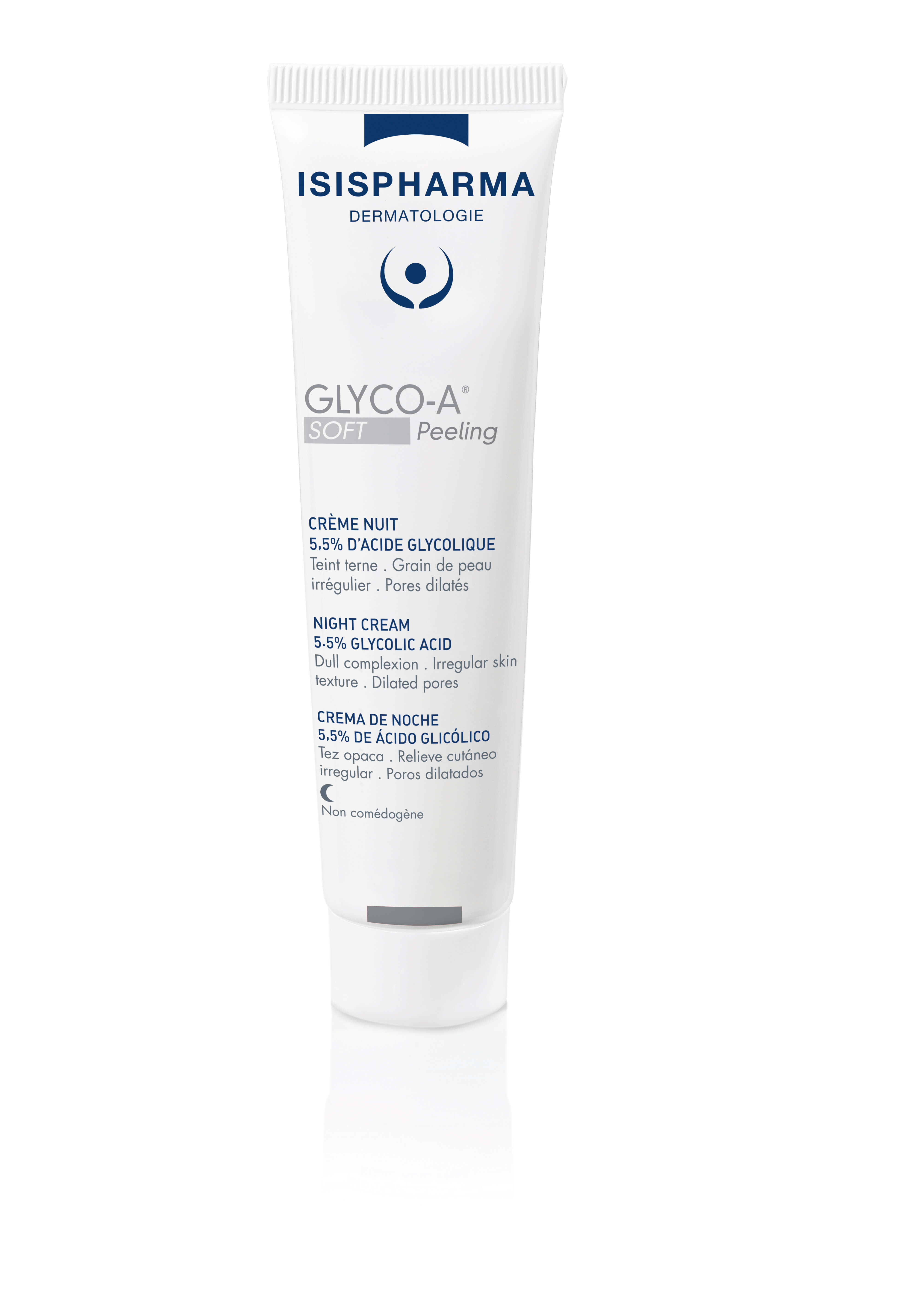 TRADIX GROUP IsisPharma GLYCO A, krem na noc z 5,5% kwasem glikolowym, 30 ml
