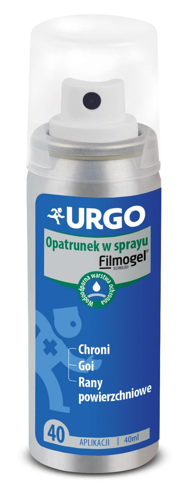 URGO Filmogel Opatrunek w sprayu , na rany, otarcia, zadrapania, 40 ml