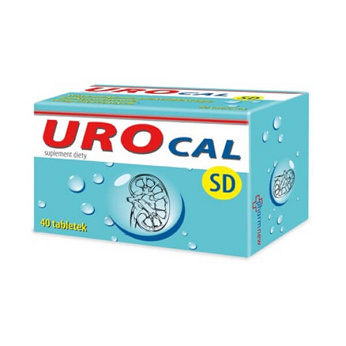 Urocal SD, tabletki z wyciągiem ze szparaga dzikiego na układ moczowy i nerki, 40 szt.