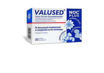 Valused Noc Plus, tabletki ułatwiające zasypianie, 30 szt.