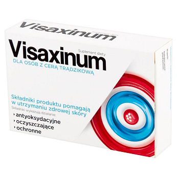 Visaxinum, tabletki ze składnikami, które pomagają w utrzymaniu zdrowej skóry, 30 szt.