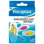Viscoplast Wodoszczelny Tattoo plastry dla dzieci, 10 szt.