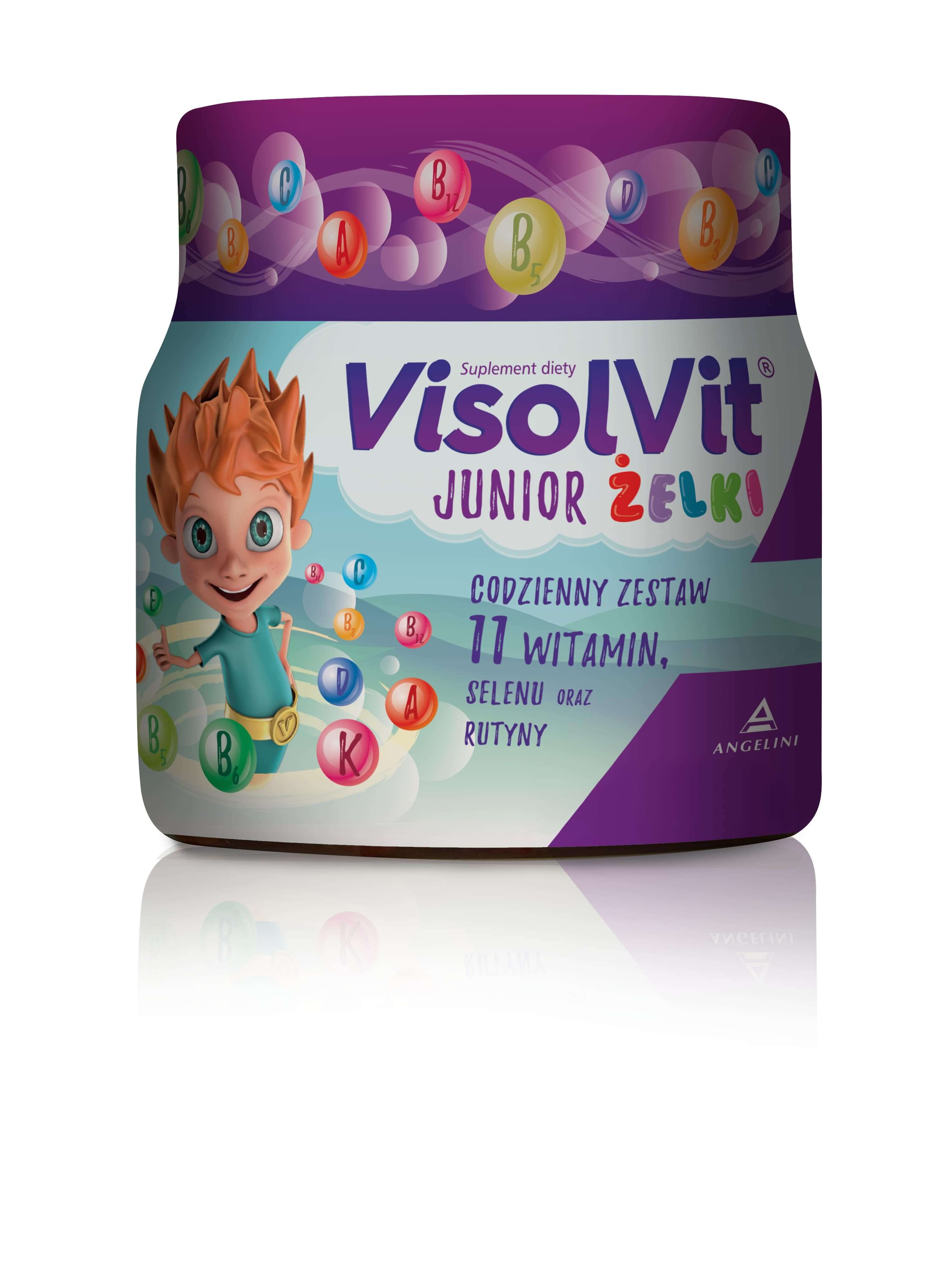 VisolVit Junior żelki, 50 szt. KRÓTKA DATA 30.09.2024