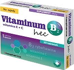 Vitaminum B2 Hec tabletki z witaminą B2, E i C, 30 szt.