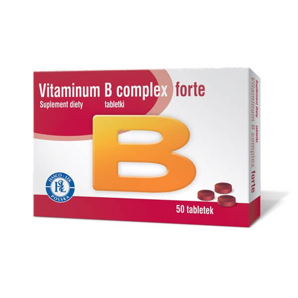 Vitaminum B Complex Forte , tabletki z witaminą B 50 szt.