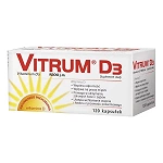 Vitrum D3 1000 j.m. kapsułki uzupełniające dietę w witaminę D, 120 szt.