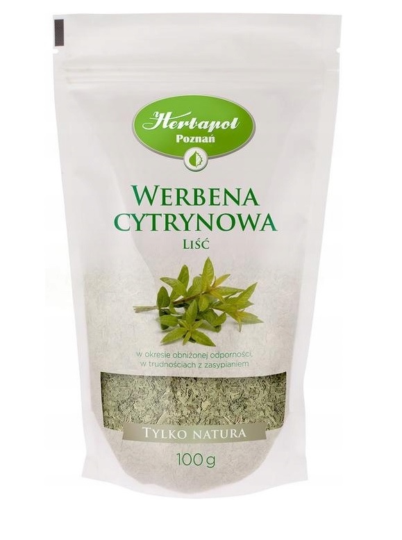 Werbena cytrynowa liść , w okresie obniżonej odporności i w trudnościach z zasypianiem, 100 g